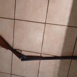 JOLI FUSIL JUXTAPOSÉ ARTISANAL FRANÇAIS MAISONNIAL  CALIBRE12 ÉPROUVÉ 1300 BARS ÉTAT PROCHE DU NEUF!