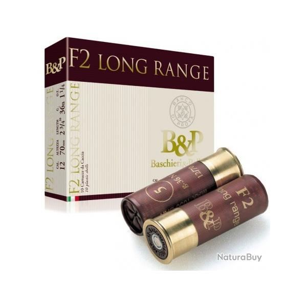Cartouches B&P F2 Long Range 36g BJ - Cal. 12 x5 boites