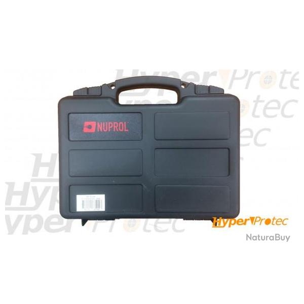 Malette de transport NUPROL pour arme de poing  glissire - Noir