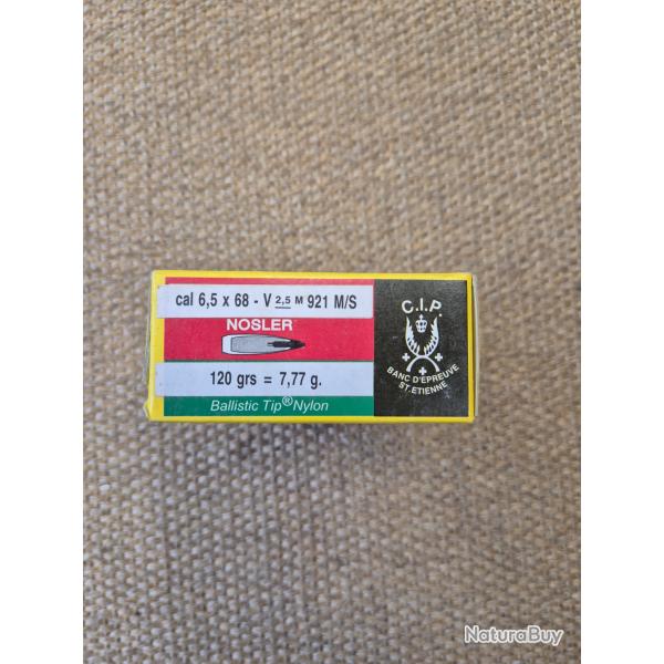 MUNITION SOLOGNE 6.5X68