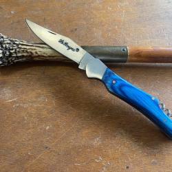 COUTEAU LE BOUGNA BOIS BOIS STAMINA BLEU TIRE BOUCHON   20253