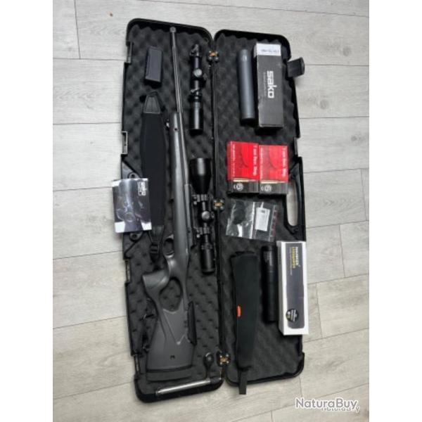 Sako s 20 calibre 7 rm Lunette fuzyon 3x12x56 modrateur de son sako