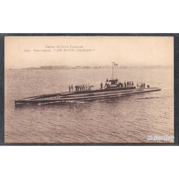 CPA - MARINE DE GUERRE -  Sous - Marin " DU PETIT - THOUARS " N1500