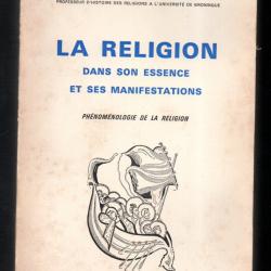 la religion dans son essence et ses manifestations de Gerard van der Leeuw