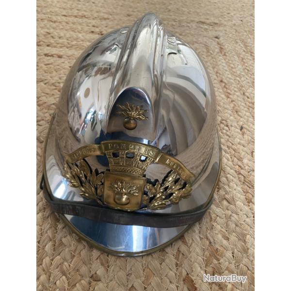 Casque de pompier ancien modle 33 de Montron