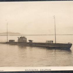 CPA - MARINE DE GUERRE -  Sous - Marin " DAUPHIN " N°1501