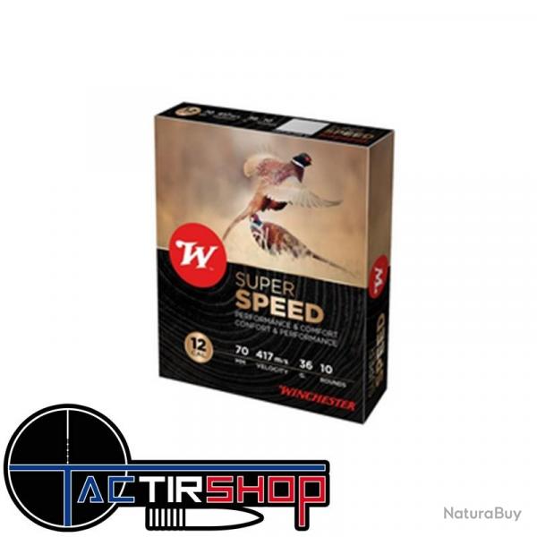 Cartouches Winchester Super Speed Gen2 cal 12/70 36g Boite 10 8