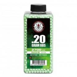 Bouteille 2700 Billes Traçante Verte (G&G) 0.20 Non