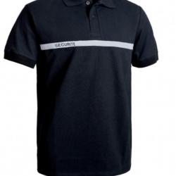 Polo sécurité manches courtes bande grise 5 XL
