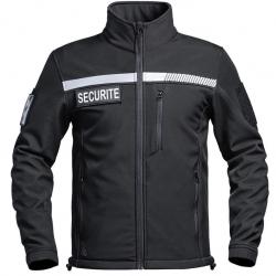 Blouson Soft shell Sécurité bandes grise 5 XL