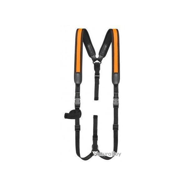 Bretelle harnais noprne avec grenadire orange VERNEY CARRON