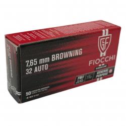 .7,65mm Browning FMJ 4,7g/73 grs (Calibre: .7,65mm Browning)
