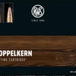 Munitions RWS cal.30-06 DK 165gr 10.7g par 60