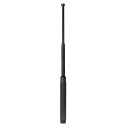 Matraque telescopique Clovx 21 en acier 535mm poignée caoutchouc + étui
