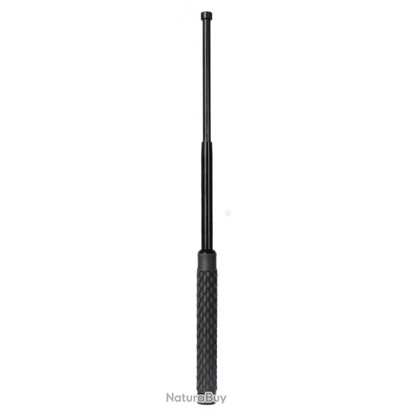 Matraque telescopique Clovx 21 en acier 535mm poigne caoutchouc + tui