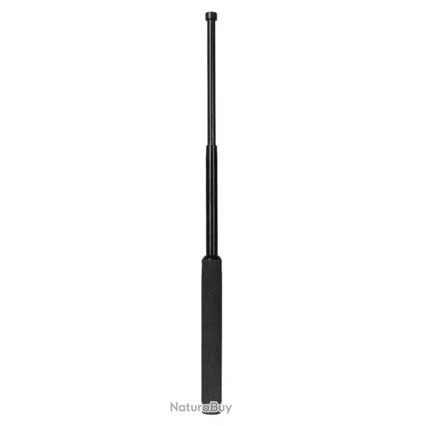Matraque telescopique Clovx 21 en acier 535mm poigne mousse + tui