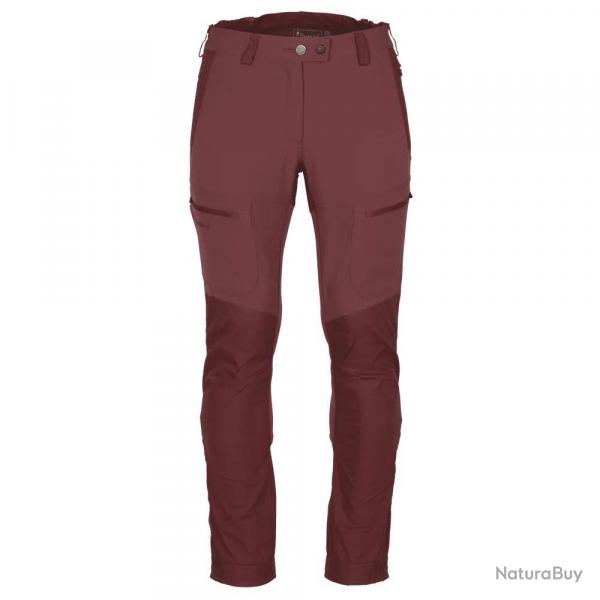 Promo ! Pantalon Rando Rouge pour Femme Hybride Finnveden Pinewood