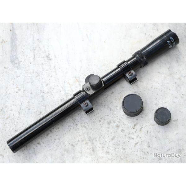 Lunette mtallique RIFLE SCOPE 4x15 de tir 22LR, air comprim et autres - COL25LUN002