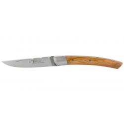 Couteau Coutellerie Chevalerias Le Thiers 1 pièce - Lame 110mm - 1 Mitre inox - Manche Olivier