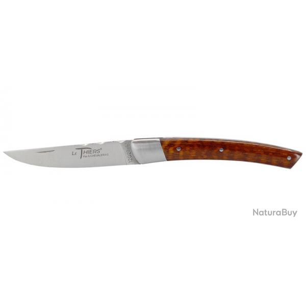 Couteau Coutellerie Chevalerias Le Thiers 1 pice - Lame 110mm - 1 Mitre inox - Manche Amourette