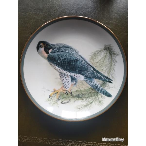Assiette de collection thme les rapaces