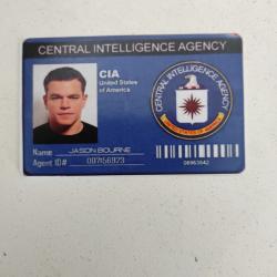 Carte PVC CIA Jason Bourne