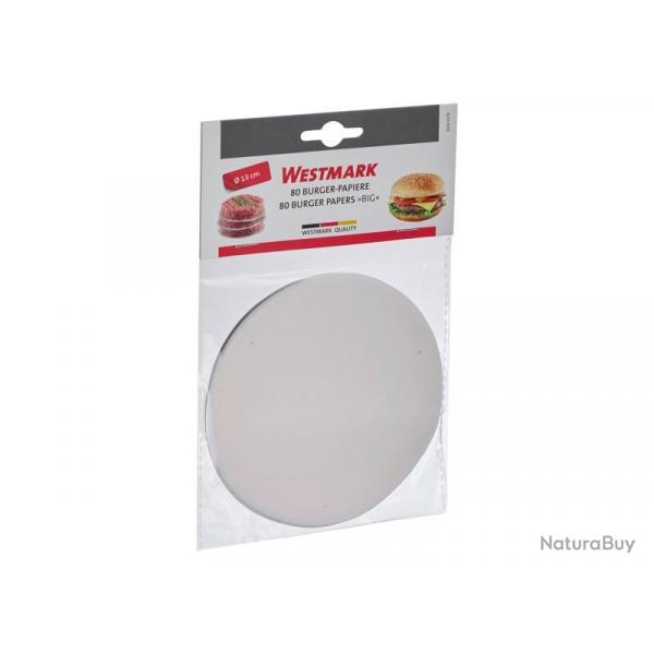 Lot de 80 papiers de separation anti-adhesif Westmark diam.13cm pour steak