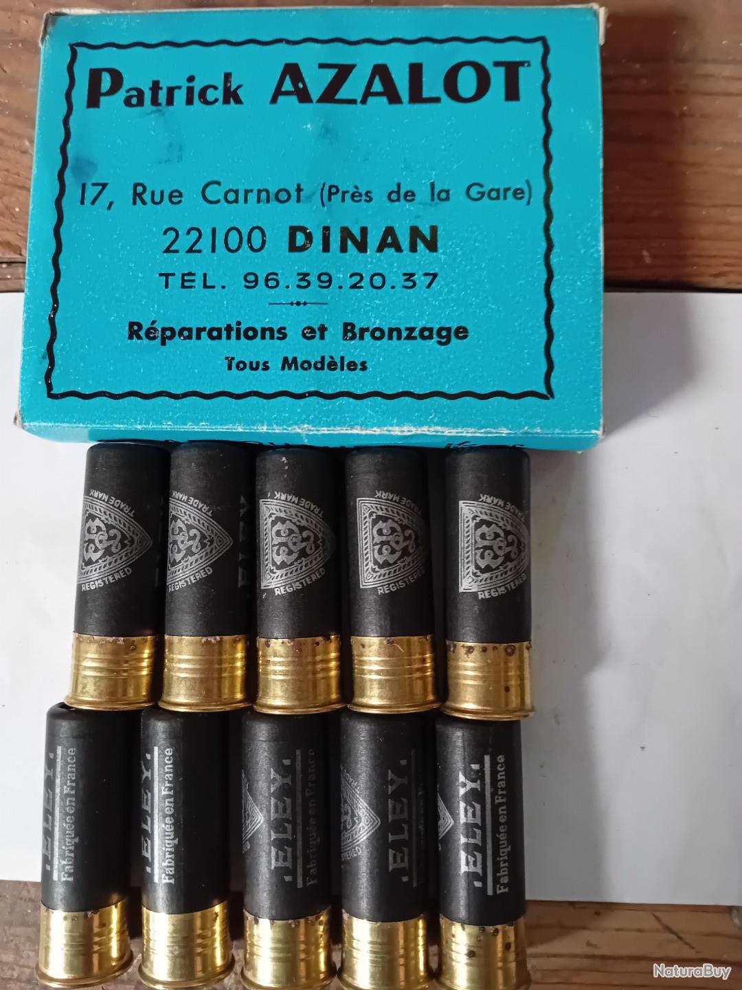 Boite vide métallique pour 250 cartouches double culot cal. 6mm