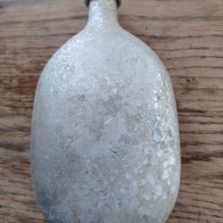 Gourde aluminium ancienne poudre chasse