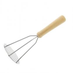 Pilon tamiseur 24cm inox manche bois
