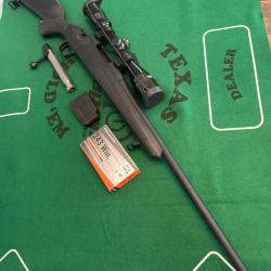 Carabine 243 Winchester XPR à verrou - crosse composite - canon fileté - Lunette Bushnell
