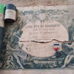 Médaille du travail Borrel avec le certificat