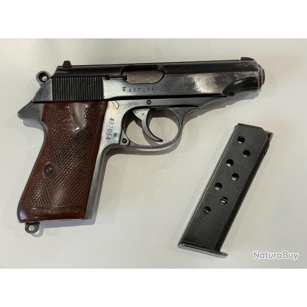 PISTOLET WALTHER MANURHIN MOD PP 32ACP 7,65 OCCASION