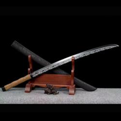 Katana en acier haute teneur en manganèse - Tradition et style moderne enchère