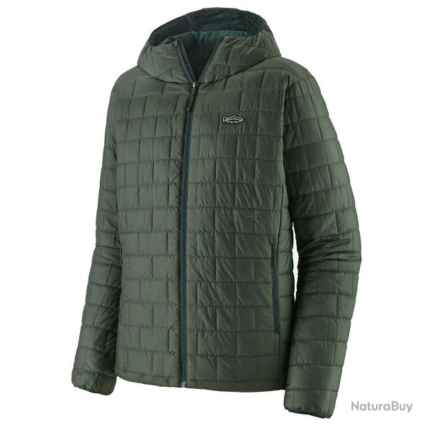 Veste PATAGONIA M's Nano Puff Fitz Roy Trout Hoody OLGG L