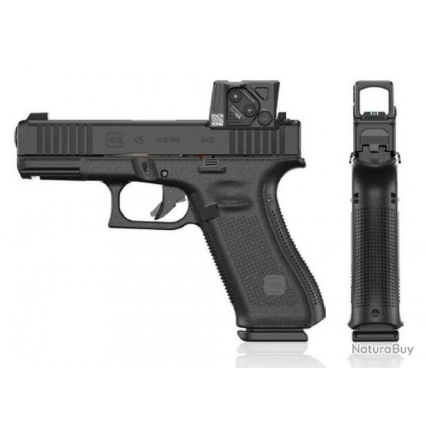 PISTOLET GLOCK 45 FS A-CUT COMBO AIMPOINT COA cal 9x19 luger