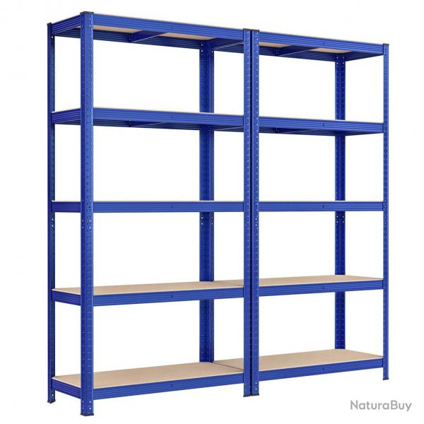 tagre charge lourde mtallique 180 x 90 x 40 cm 5 niveaux charge totale 875 kg (175 kg/niveau) t