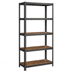 Étagère charge lourde métallique 180 x 90 x 40 cm 5 niveaux charge totale 875 kg (175 kg/niveau) ét