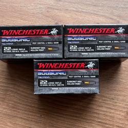 150 Munitions Winchester Subsonic