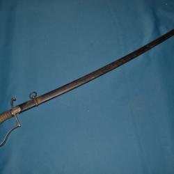 sabre d'officier allemand wurtembourgeois guerre 14-18 Verdun lame gravée
