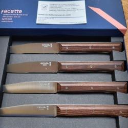 Opinel Set de 4 couteaux de table , Facette