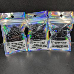 Lot n 222 /  Clip plomb sécurité carpe / noir.Fishing leurres/ FISH AND FISHING.