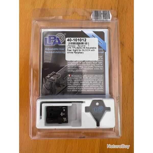 Hausse Rglable LPA Type 18 pour Glock 17/19