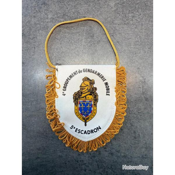Fanion gendarmerie mobile 5e escadron dreux