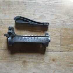 Trois morceaux de hausse mauser 98