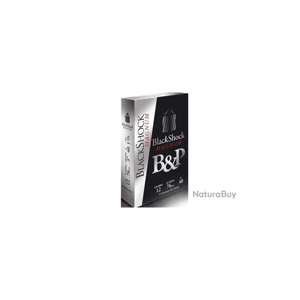 Cartouches B&P Black Shock Magnum 40g - Cal. 12 x1 boite