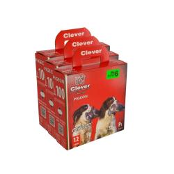 300 CARTOUCHES CLEVER T3 PIGEON 12/70 36GR BJ ( 3 PACKS DE 100 MUNITIONS) desto-mun
