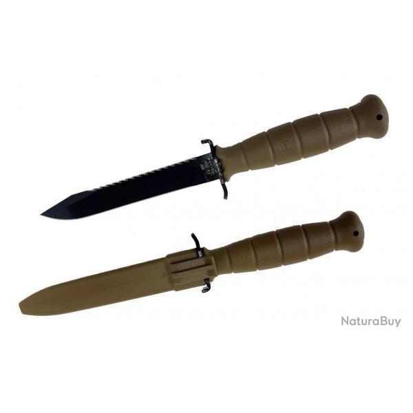 COUTEAU GLOCK FIELD VERT OD AVEC SCIE