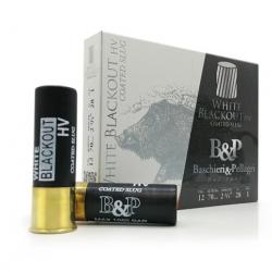 Cartouches B&P White Blackout HV Slug 28g - Cal. 12 x2 boites