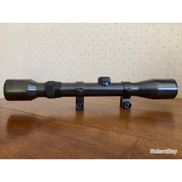 Lunette allemande WETZLAR  SORNET  5 x 36 en acier avec montage en acier dérivable pour rail de 11mm